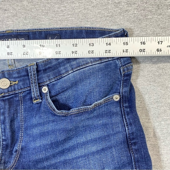 Lucky Brand Women's Jeans Size 6 Sweet Crop Blue Mid Rise Casual Stretch Denim - Picture 13 of 15